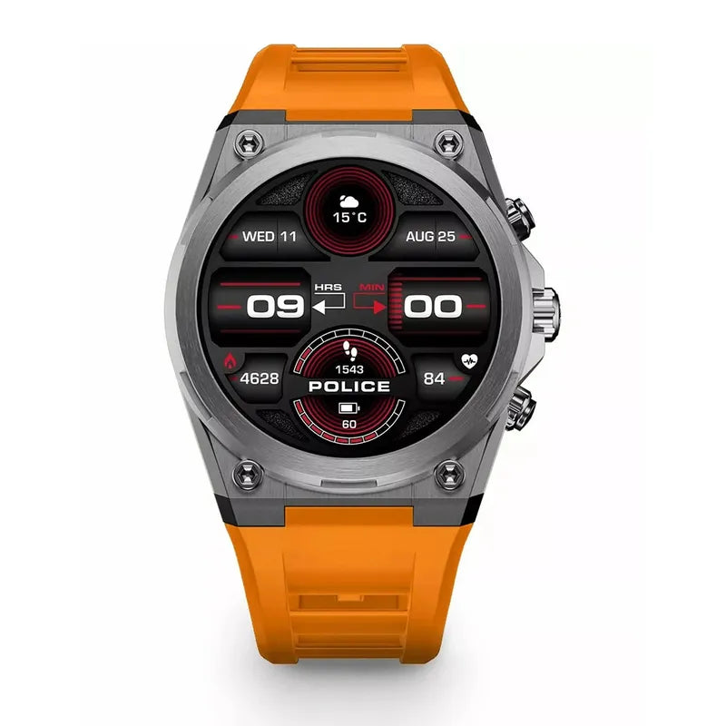 Police Freedom Of Time My Avatar 2 Smartwatch Blue/Yellow