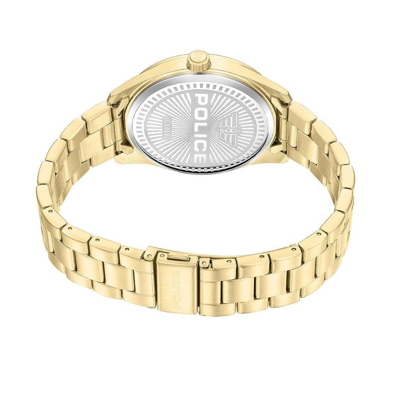 Police Gents Watch 3 Hands Stainless Steel Strap