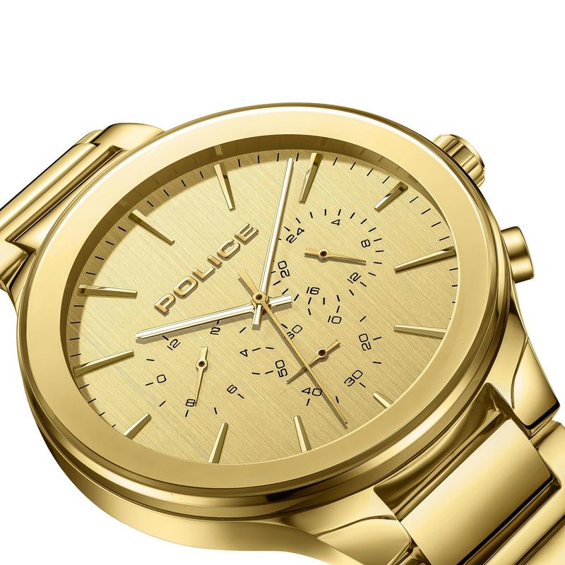 Police Gifford Gold Dial Men's Watch