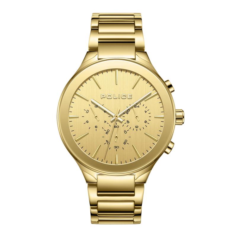 Police Gifford Gold Dial Men's Watch