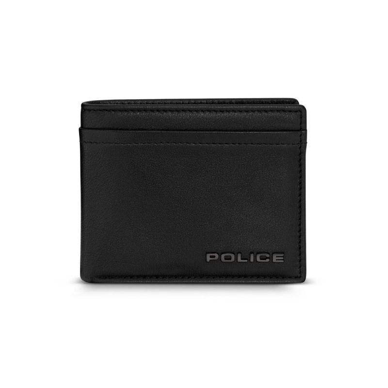 Police Grande Leather Wallet Black