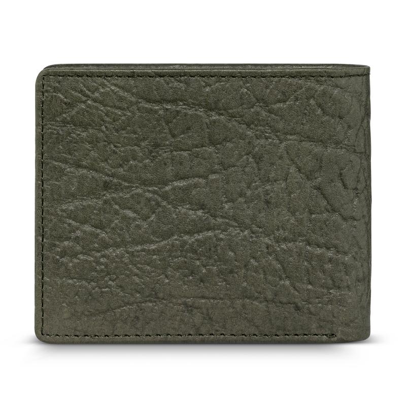 Police Green Leather Wallet