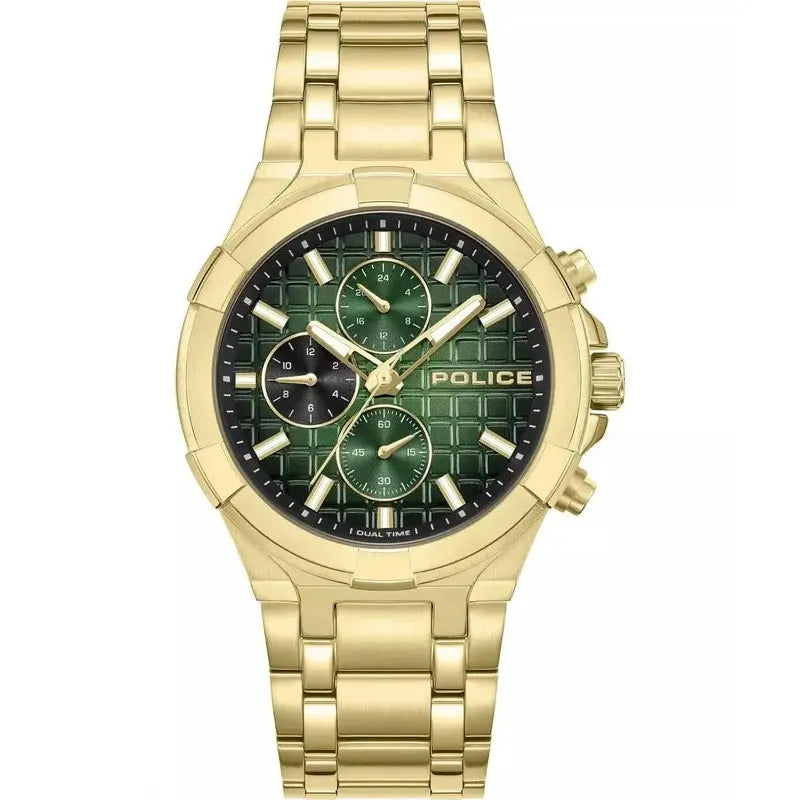 Police Guardian Gold Dial Men's Watch
