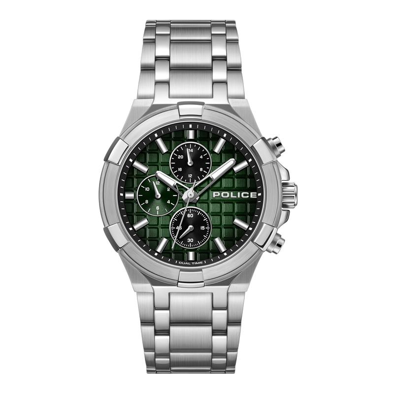 Police Guardian Green Dial Men's Watch