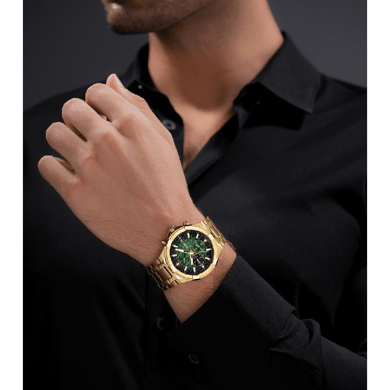 Police Guardian Men's Multifunction Stainless Steel Watch