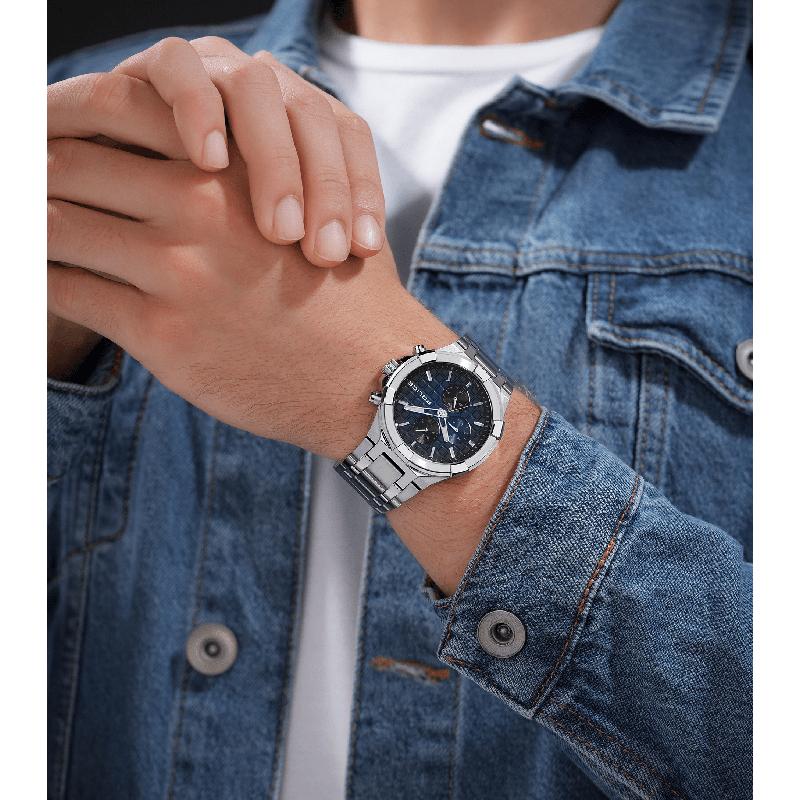 Police Guardian Men's Multifunction Steel Watch