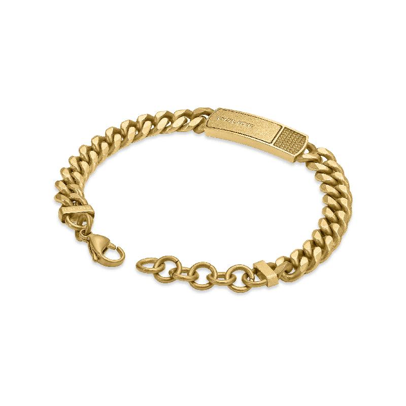Police Identity Bracelet – Gold
