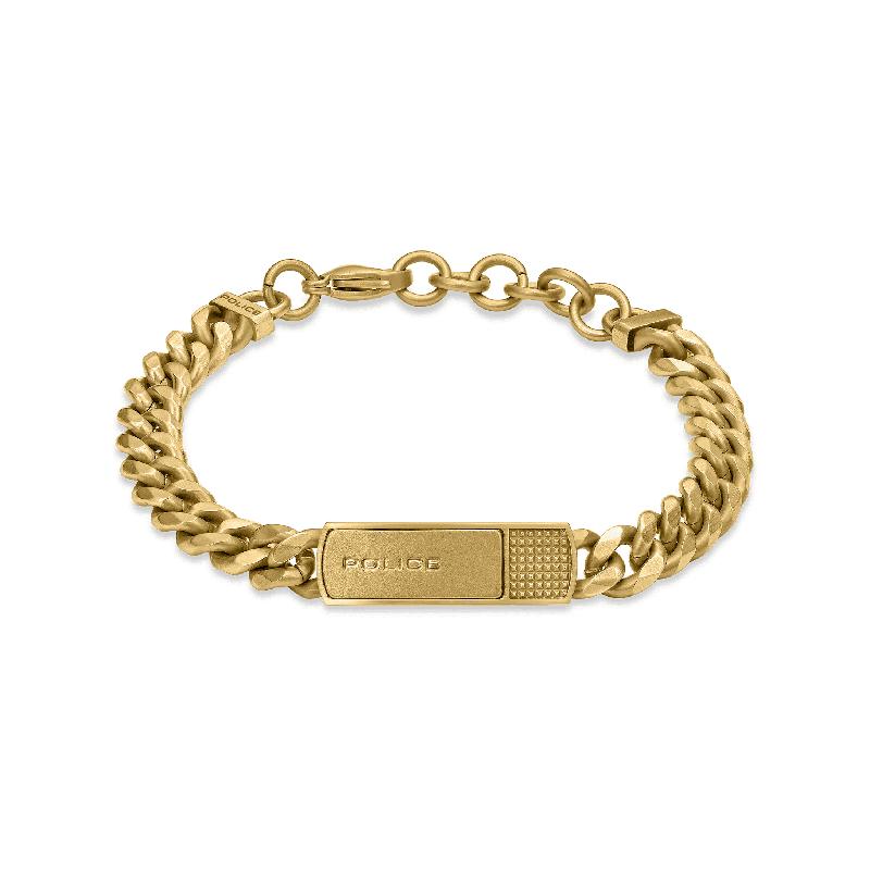 Police Identity Bracelet – Gold