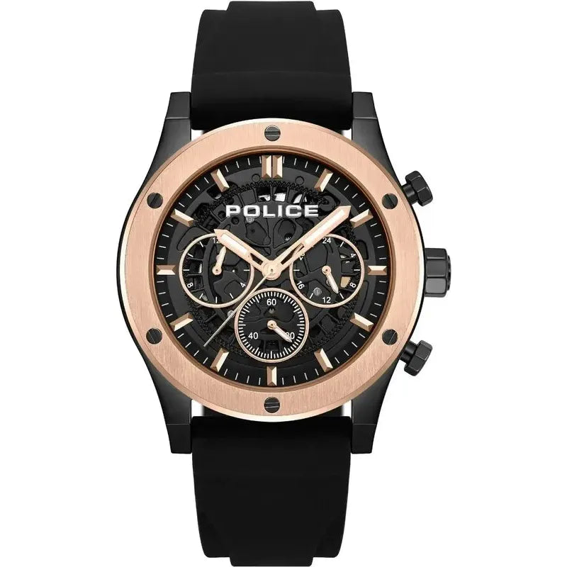 Police Knotty Black Dial Men's Watch