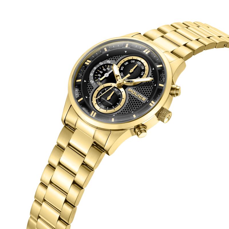 Police Levuka Gold Watch For Men