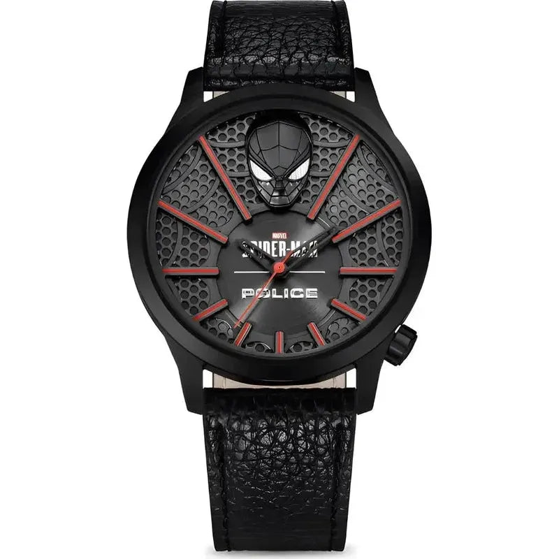 Police Men Spider-Man Webbed Wonder Edition Blaxk Dial Men's Watch