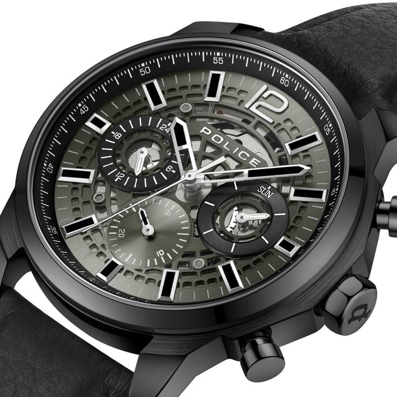 Police Menelik Multifunction Leather Strap