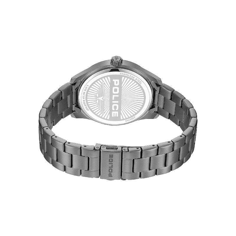 Police Men's Grille Ion-Plated Gunmetal Stainless-Steel Watch