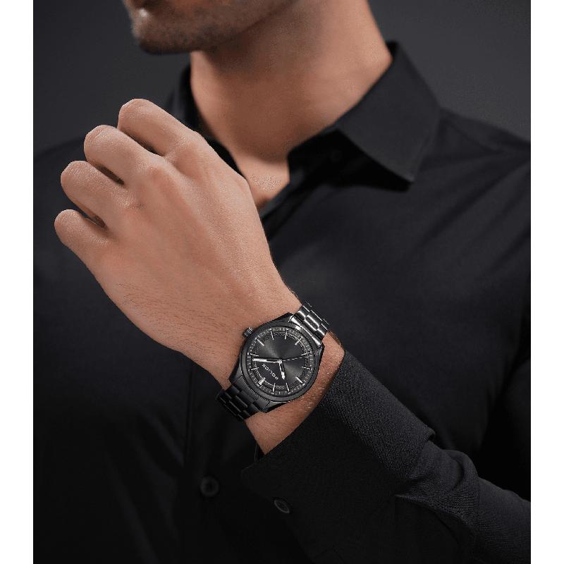 Police Men's Grille Ion-Plated Gunmetal Stainless-Steel Watch