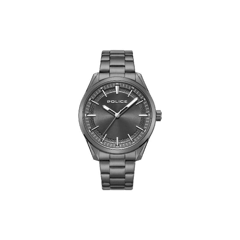 Police Men's Grille Ion-Plated Gunmetal Stainless-Steel Watch
