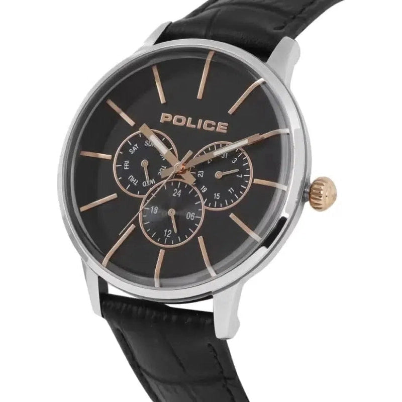 Police Mens Swift Black Dial Analogue PL14999JS02
