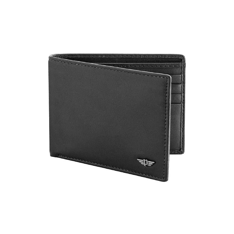 Police Nest Black Leather Wallet