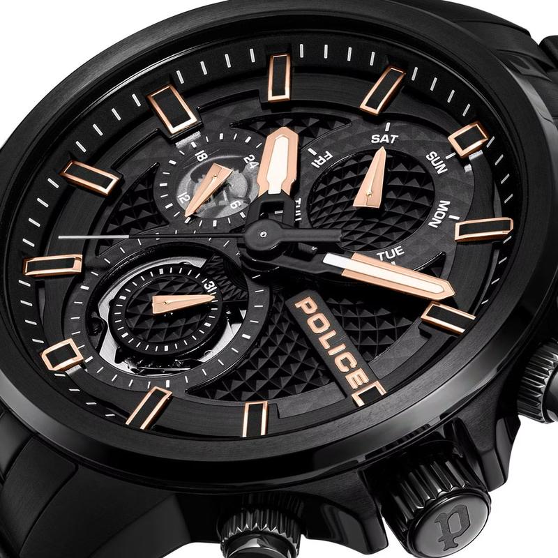Police Newport Black Dial Men's Watch