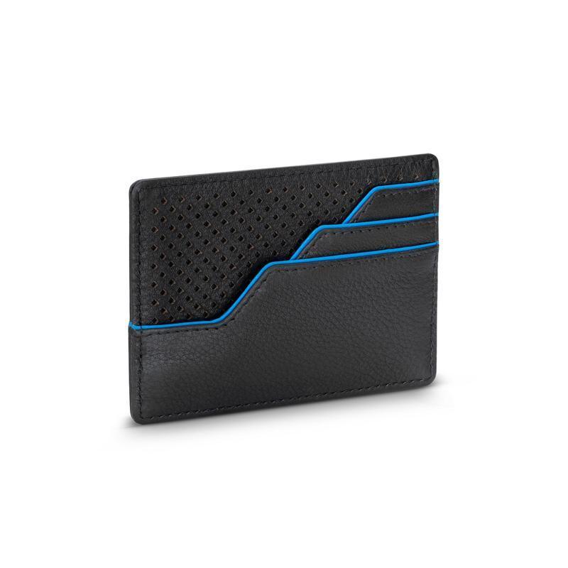 Police Poise Black Leather Card Holder