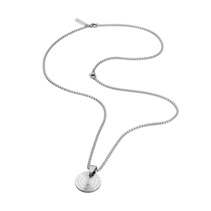 Police Pontevedra Steel Necklace with Extendable Chain