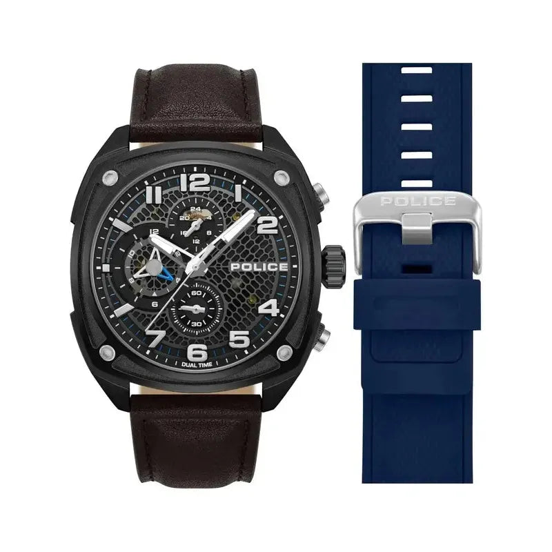 Police Portland Black Dial Men's Watch