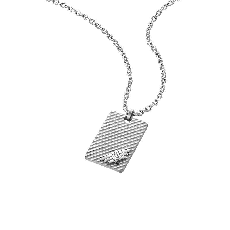 Police Revelry Necklace - Silver