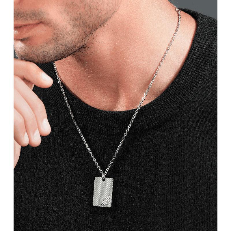 Police Revelry Necklace - Silver