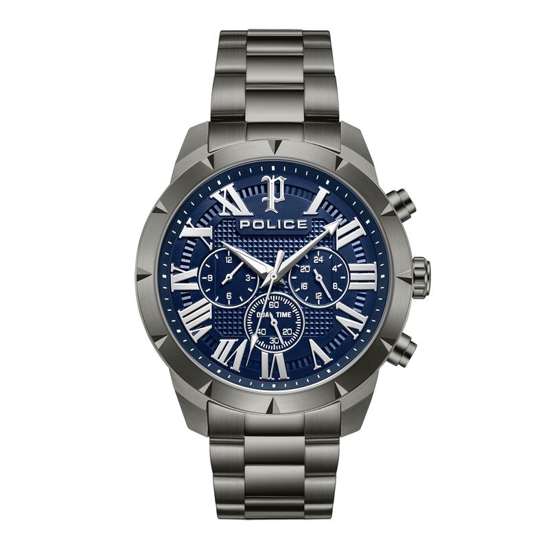 Police Roman Blue Dial Men's Watch