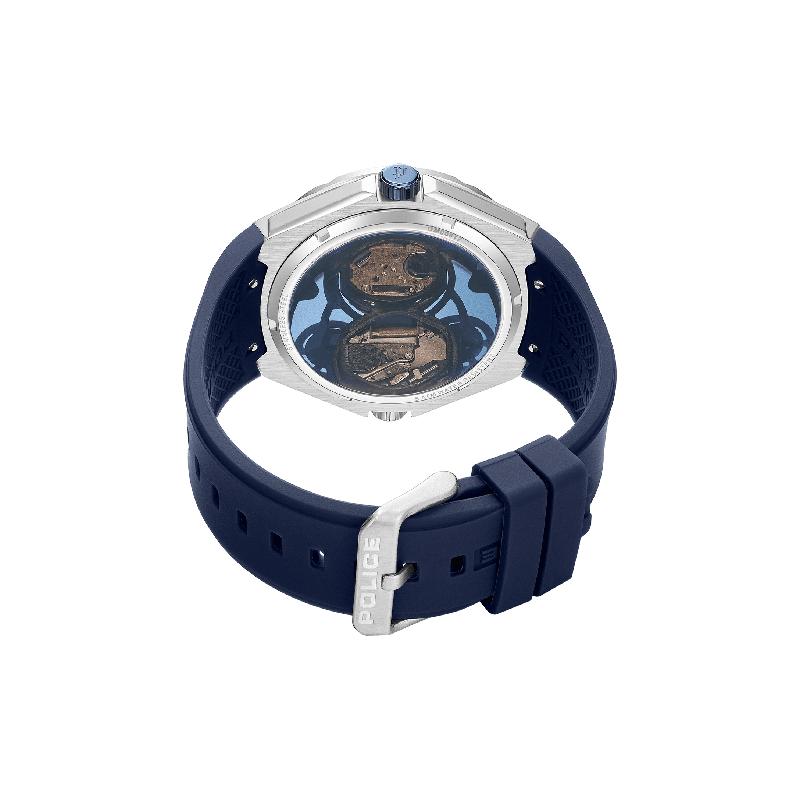 Police Scepter Men's Dual-Time Steel Case Watch