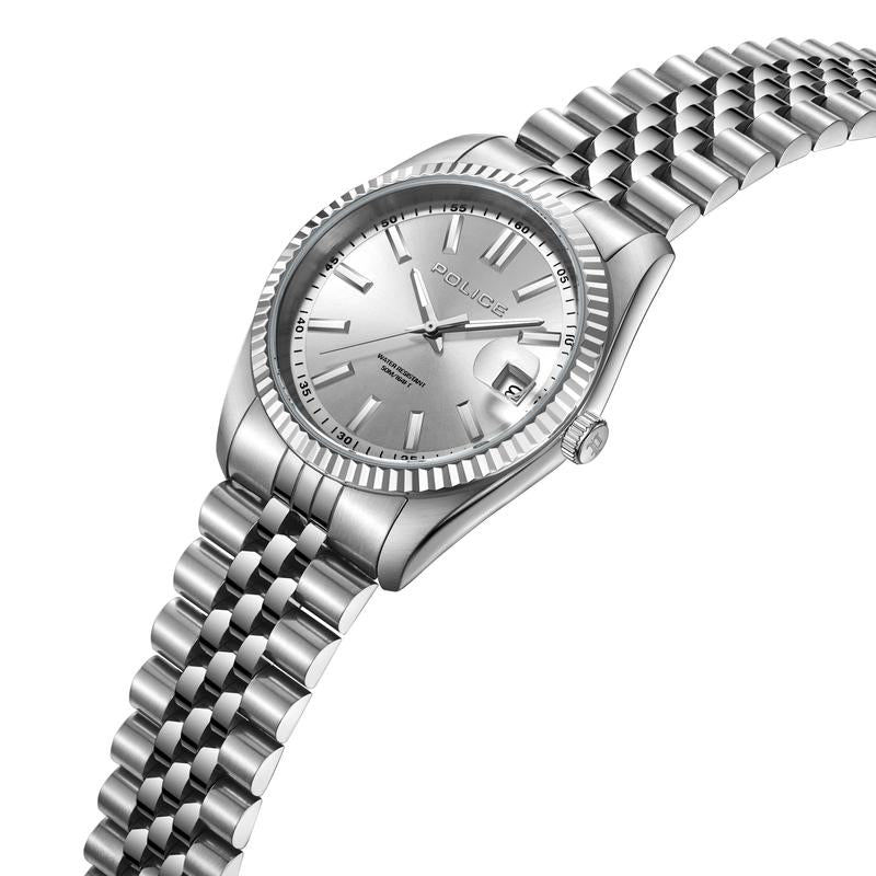 Police Stria Silver Dial Men's Watch