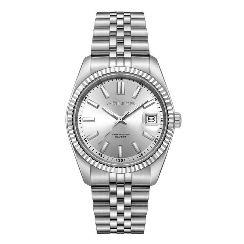 Police Stria Silver Dial Men's Watch