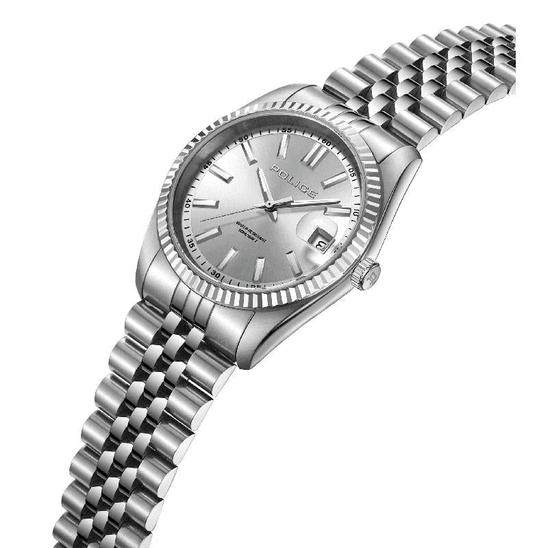 Police Stria Silver Dial Watch