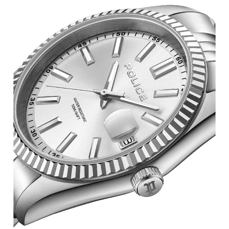 Police Stria Silver Dial Watch