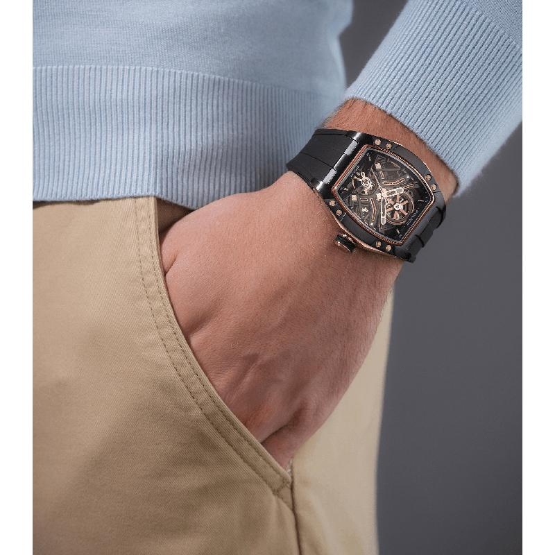 Police Tampa Men's Automatic Skeleton Dial Watch