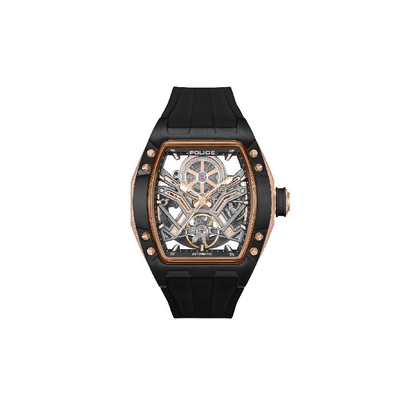 Police Tampa Men's Automatic Skeleton Dial Watch