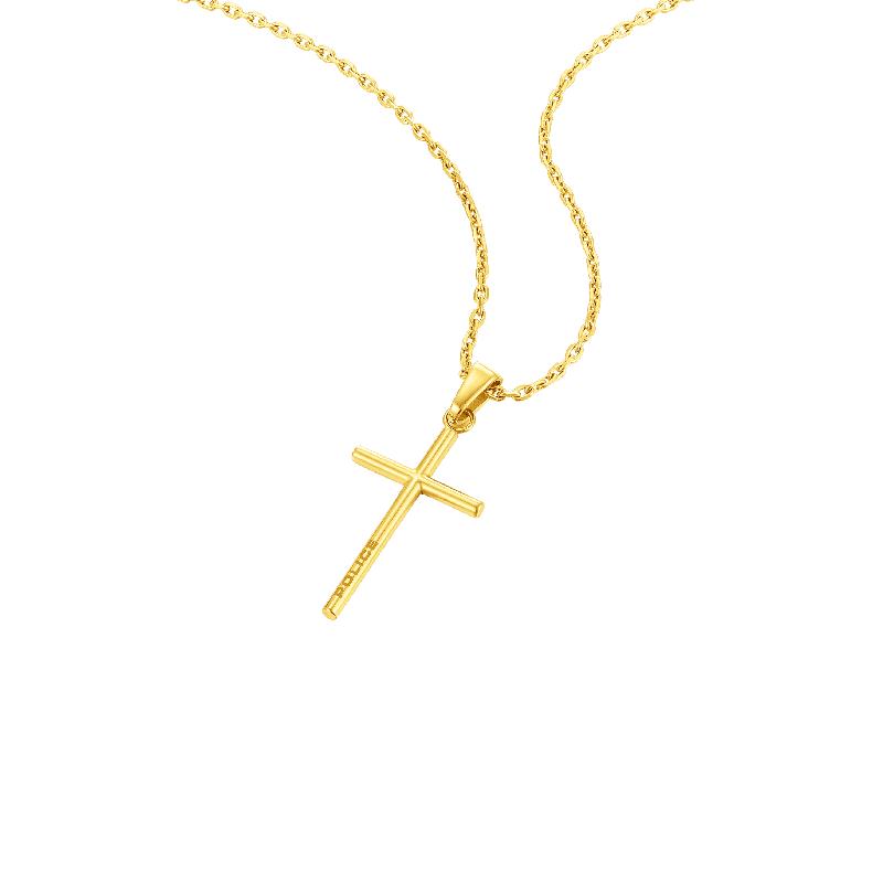 Police Wrangell II Gold Necklace