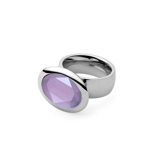 Qudo Tivola Large Lilac Stone Ring