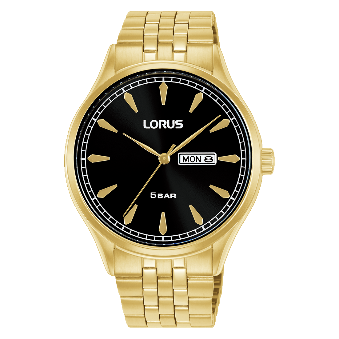 Lorus Classic Quartz Black Dial Men's Watch