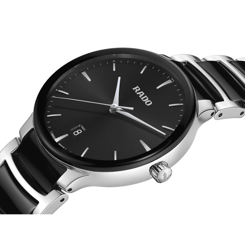 Rado Centrix Quartz Stainless Steel Black Dial R30021152