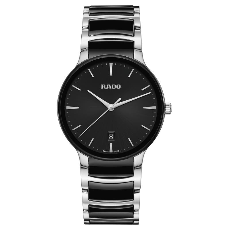 Rado Centrix Quartz Stainless Steel Black Dial R30021152