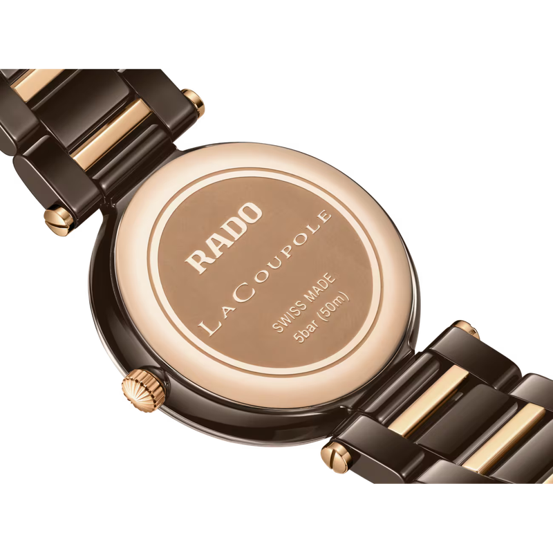 Rado LaCoupole Diamonds Brown Ceramic Watch R22242703
