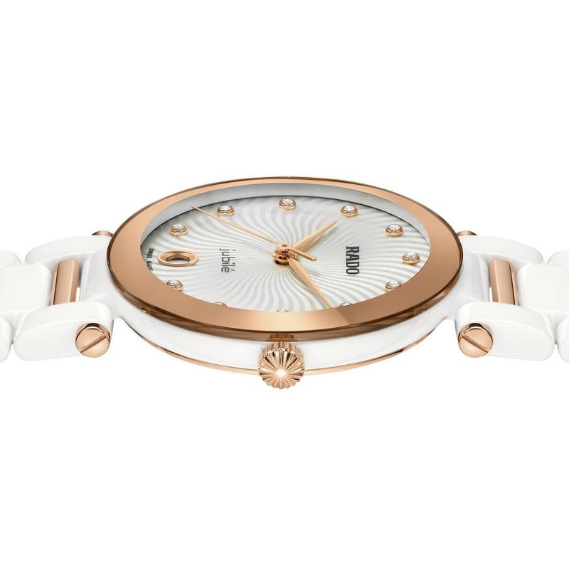 Rado LaCoupole Diamonds White High-Tech Ceramic Watch R22240703