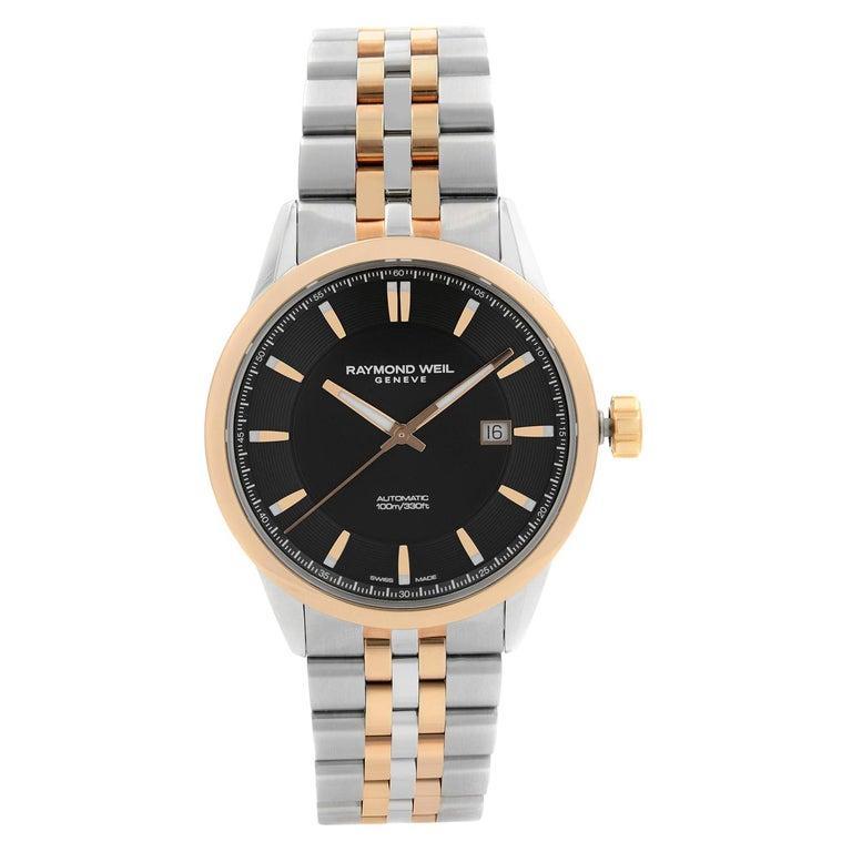 Raymond Weil Freelancer Automatic 42mm Black Dial Steel Watch