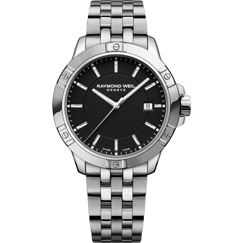 Raymond Weil Tango Men's Quartz Black Dial 41mm Watch