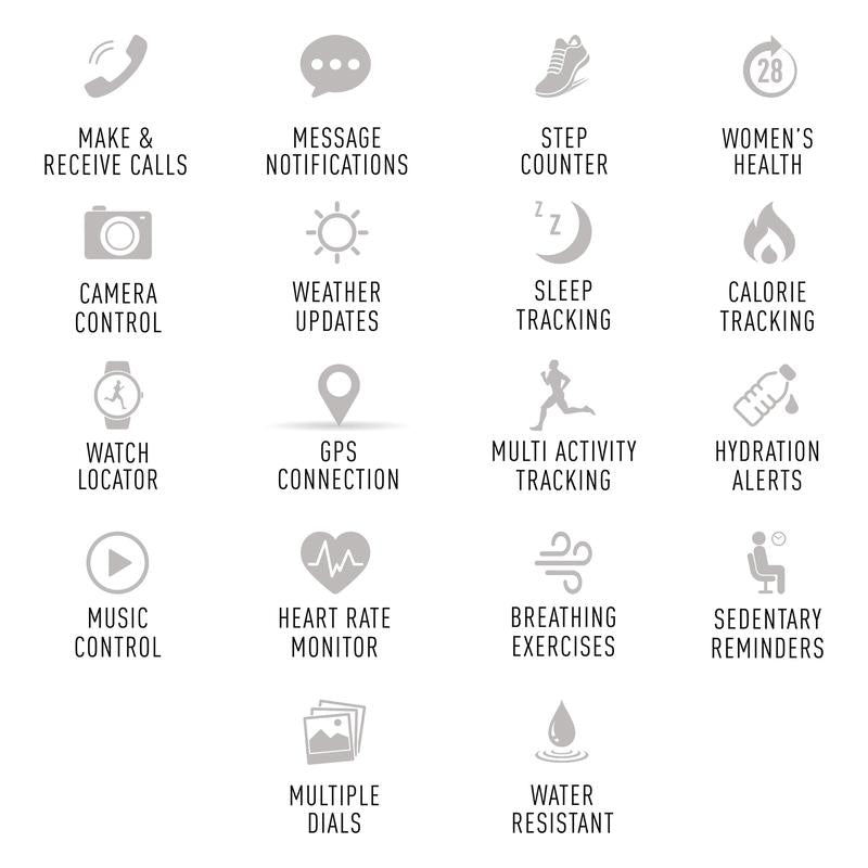 Reflex Active NEXUS Calling Black Strap Smart Watch