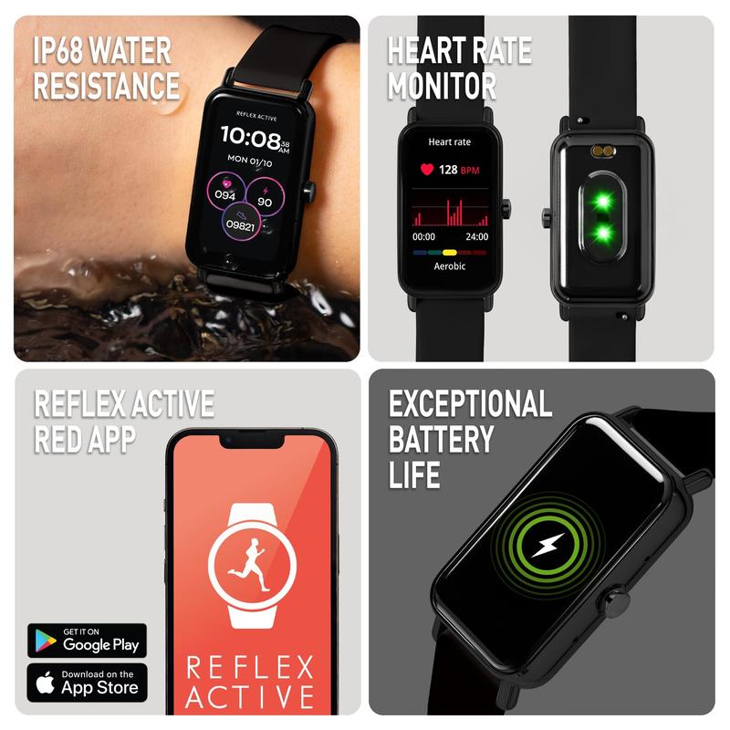 Reflex Active NEXUS Calling Black Strap Smart Watch
