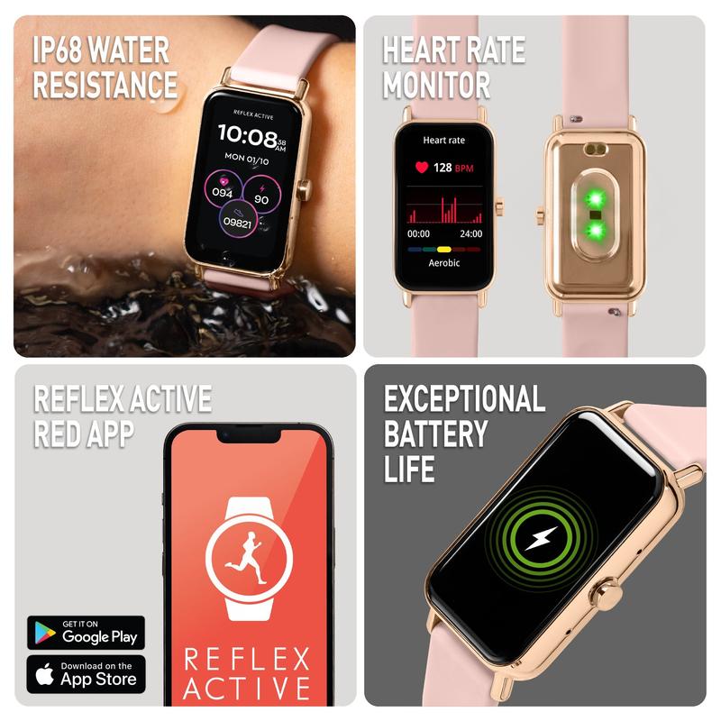 Reflex Active NEXUS Calling Pink Strap Smart Watch