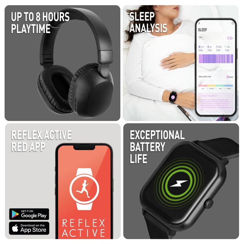 Reflex Active Nexus 100 S Lite Smartwatch & Headphone Set
