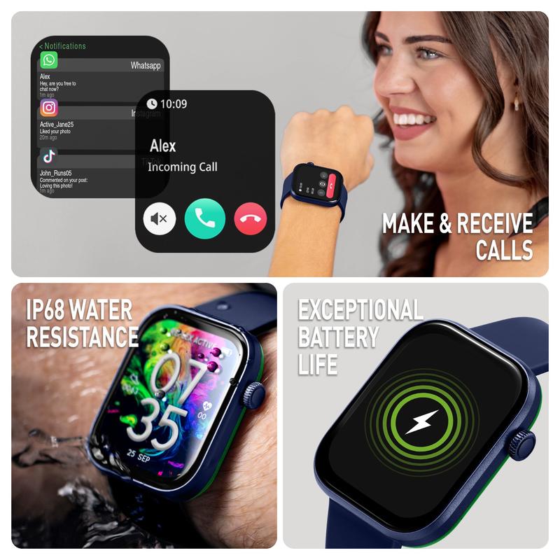 Reflex-Active Spectra 300 S Lite Navy Smartwatch with AMOLED Display