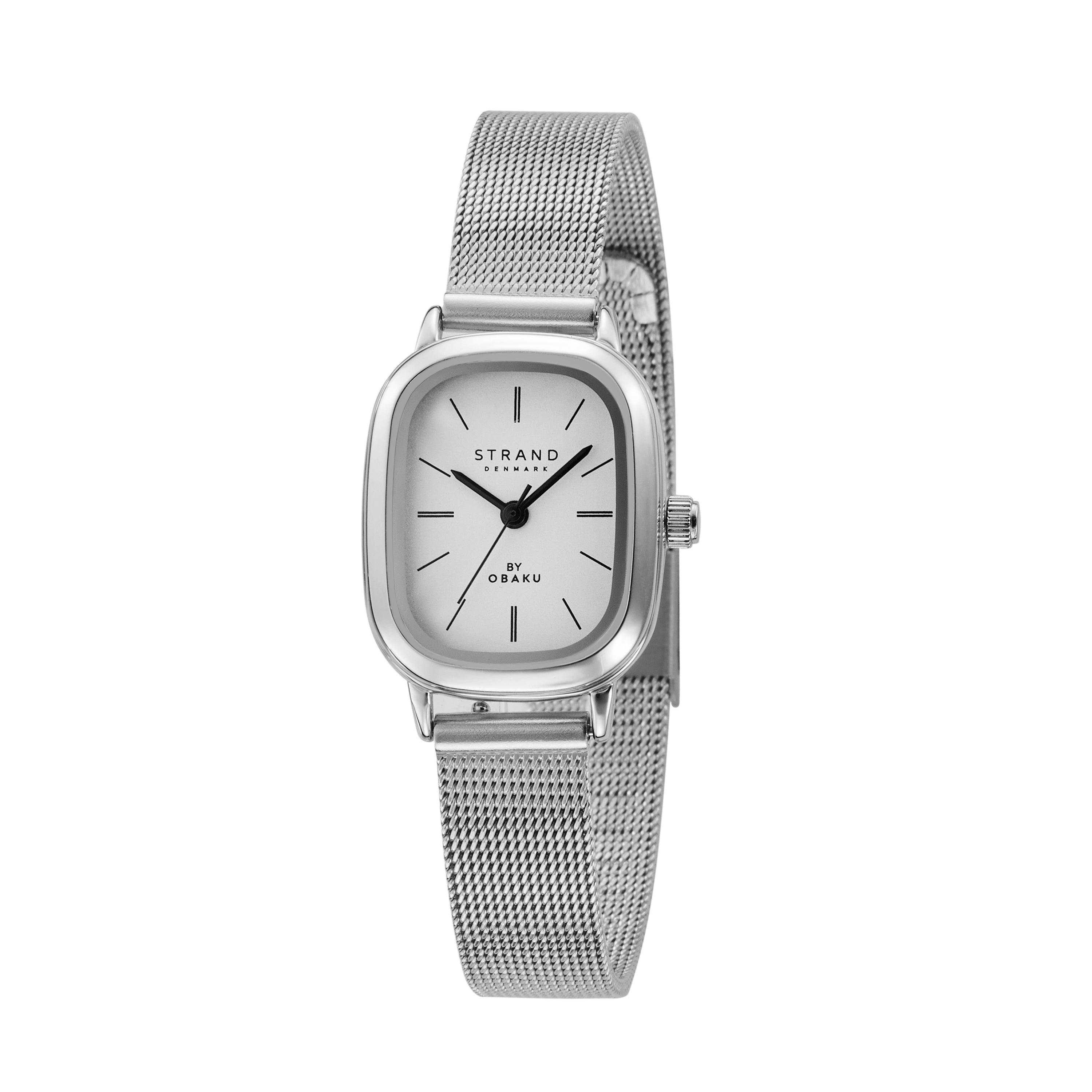 Obaku Bavaro - White Dial Stainless Steel Ladies Watch S755LXCIMC